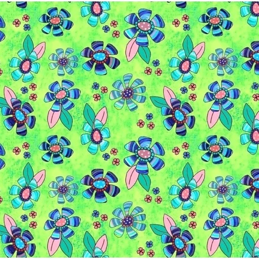 Kittys Garden Quilt Kit 53X71